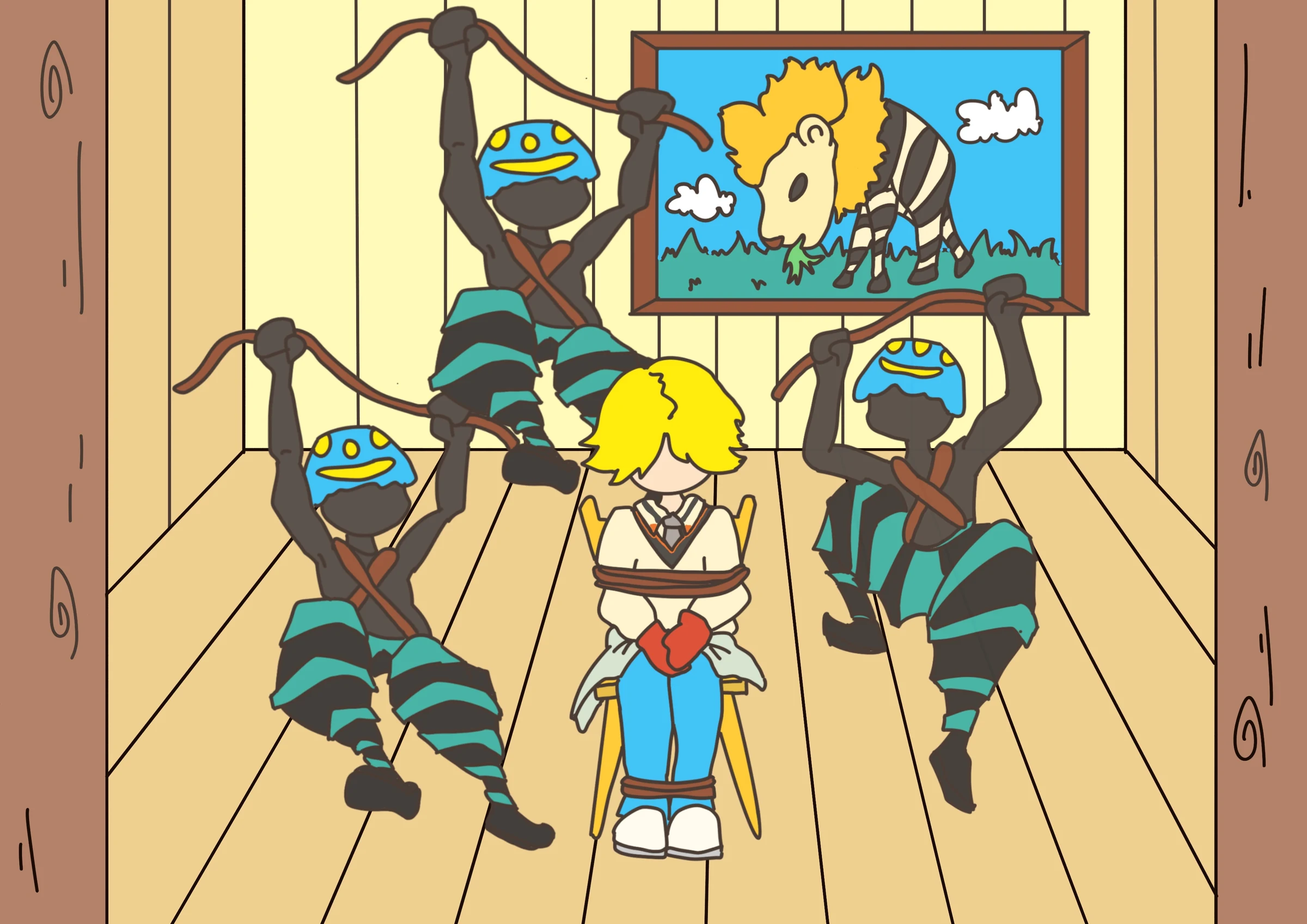 第二幕被怪物囚禁插画成图