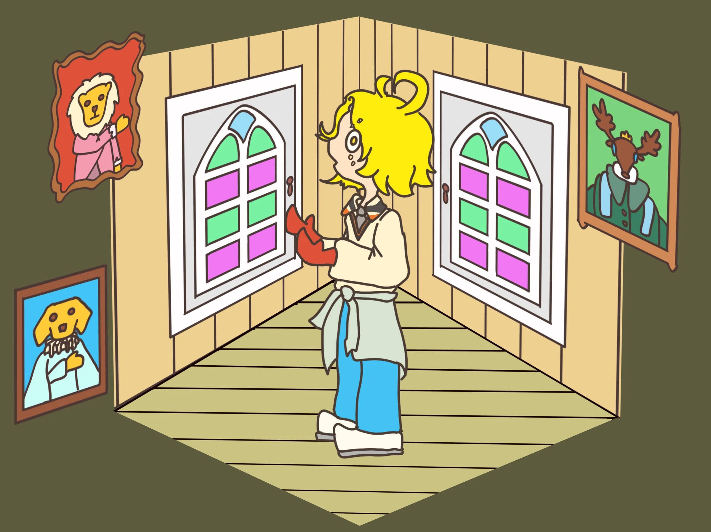 第四幕内心怪物面觉醒插画成图
