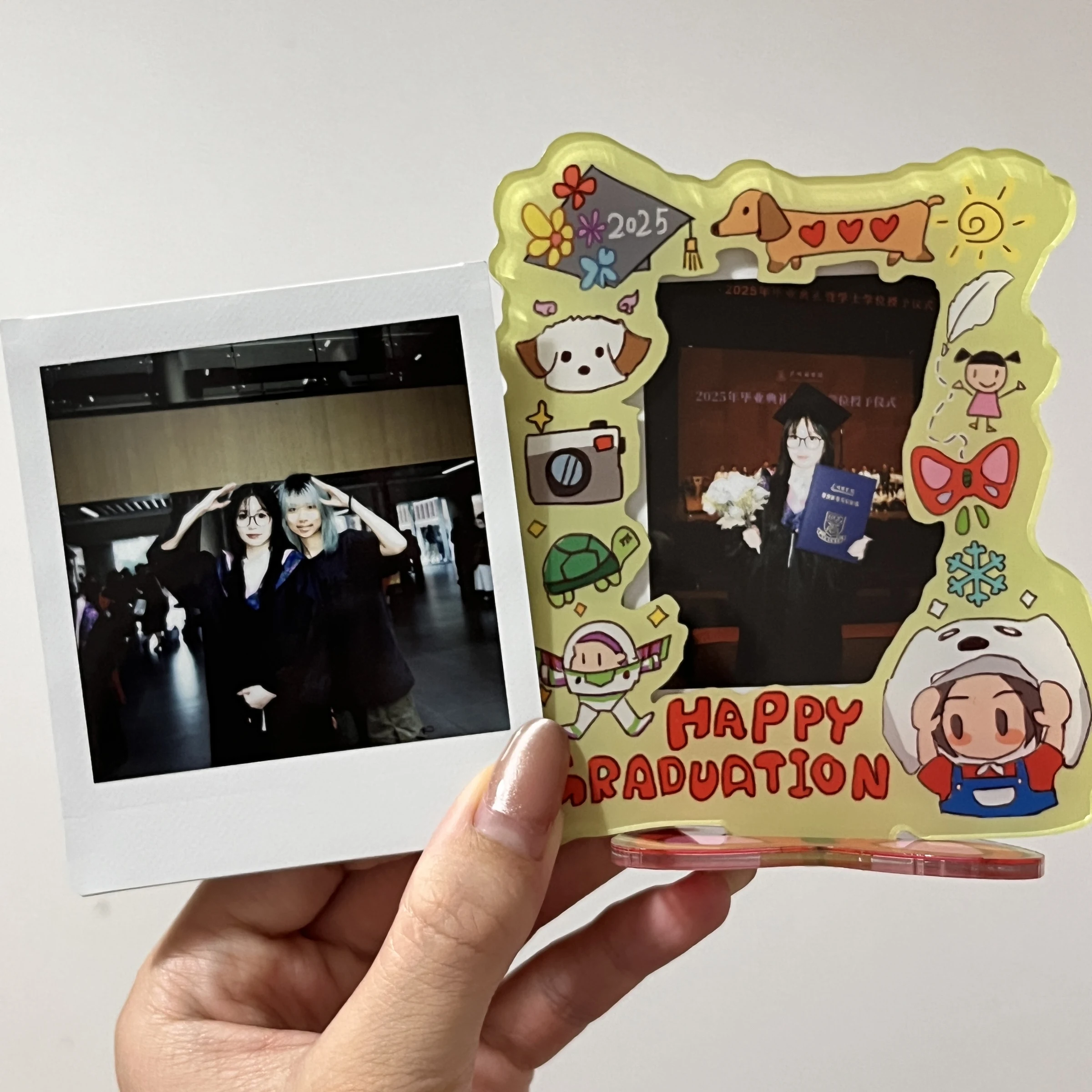 Happy Graduation相框实物四
