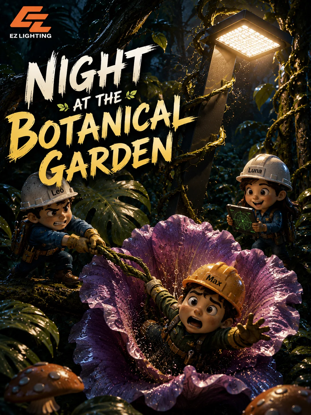 夜访植物园封面